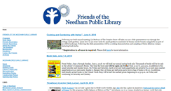 Desktop Screenshot of friendsneedhamlibrary.org